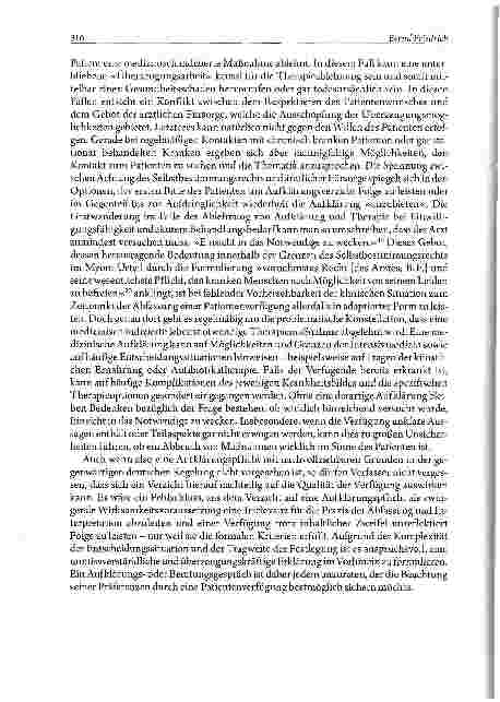 Vorschauseite 6: Die Bindungsstärke von Patientenverfügungen Grenzen am Beispiel der formlosen Widerrufbarkeit
