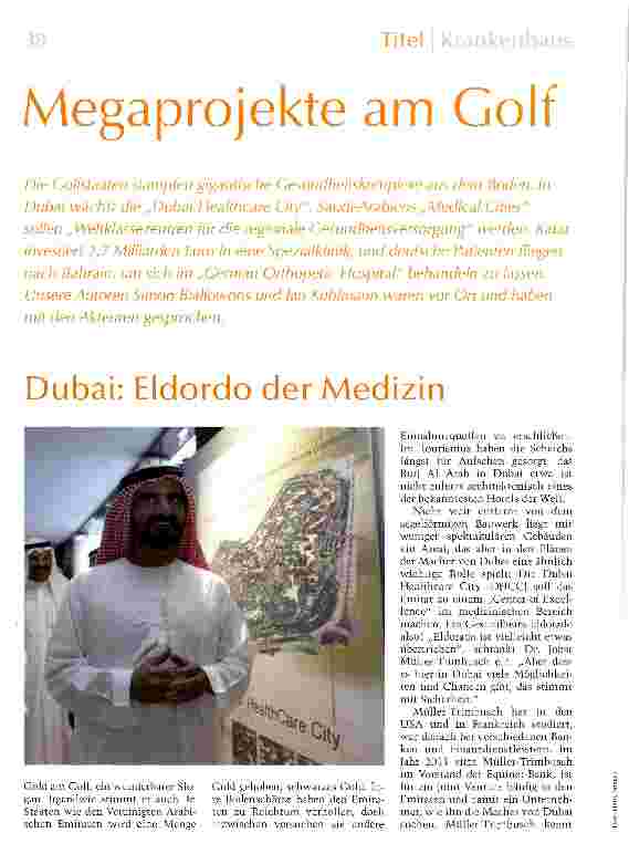 Vorschauseite 1: Megaprojekte am Golf