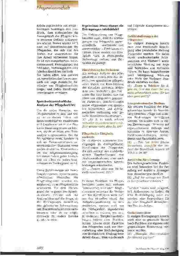 Vorschauseite 3: Brennpunkt: Pflegedokumentation 3. Teil