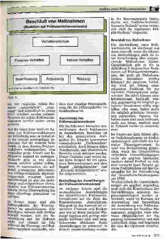 Vorschauseite 3: Aufbau eines Frühwarnsystems zur Sicherung der Krankenhausexistenz