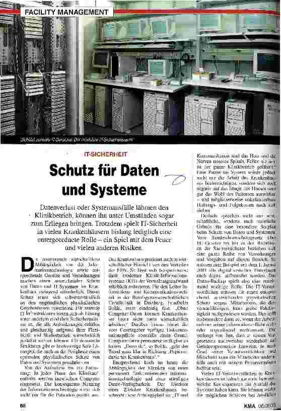 Vorschauseite 1: IT-Sicherheit: Schutz für Daten und Systeme