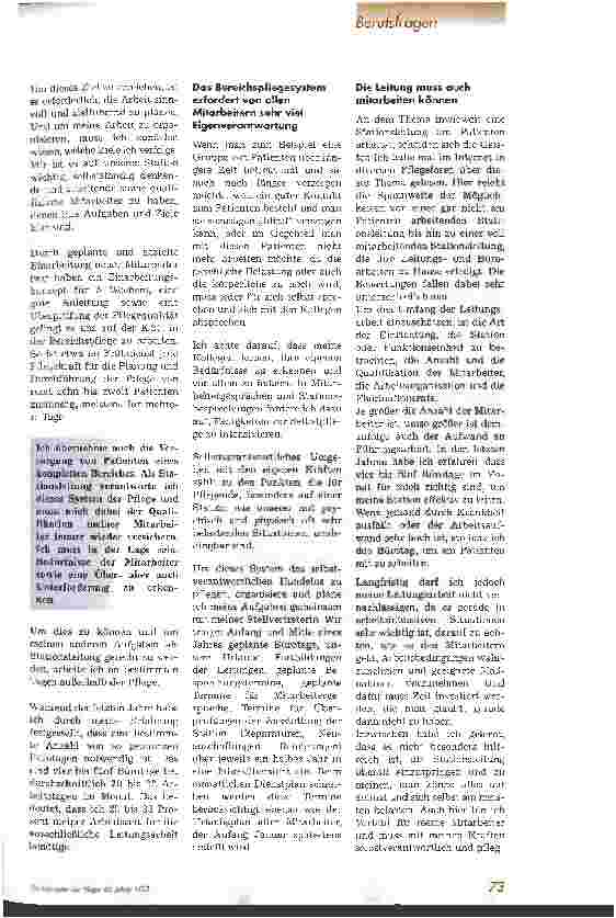Vorschauseite 2: Wozu brauchen wir eine Stationsleitung?