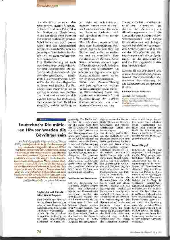 Vorschauseite 5: Wozu brauchen wir eine Stationsleitung?