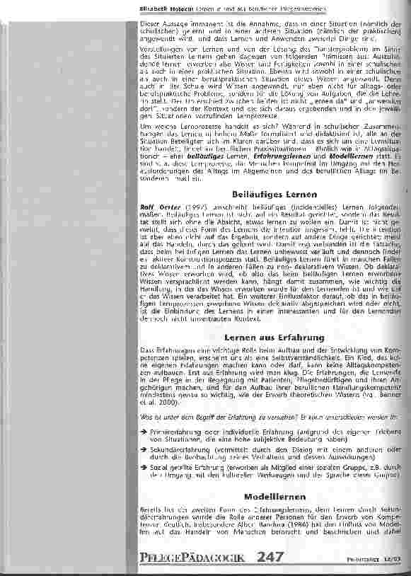 Vorschauseite 2: Lernen in und aus beruflichen Pflegesituationen
