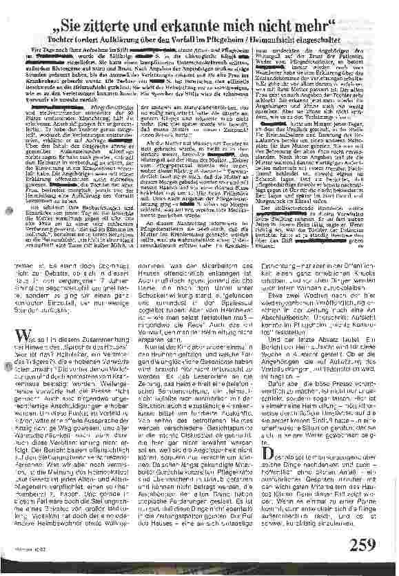 Vorschauseite 2: Immer Ärger mit der Presse
