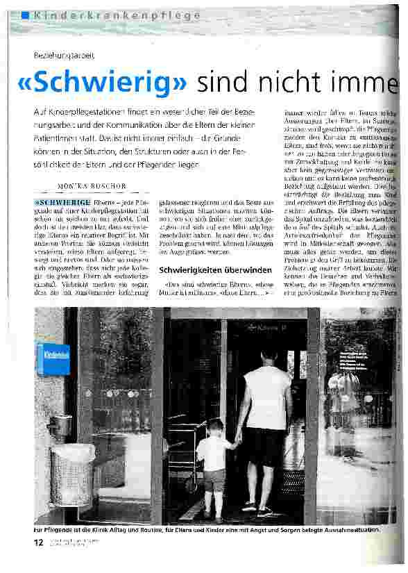 Vorschauseite 1: Schwierig sind nicht immer nur die Eltern