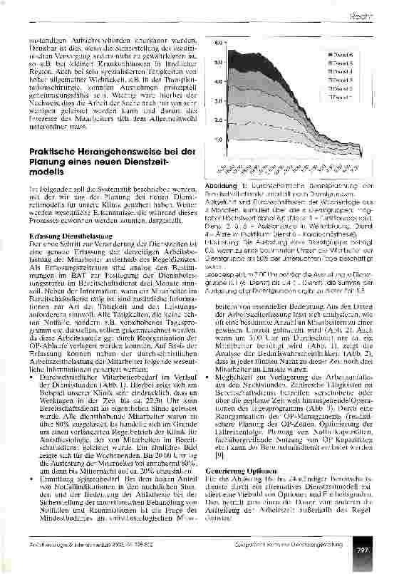 Vorschauseite 3: Eine Europarecht-konforme Gestaltung der Dienstzeiten in der Anästhesie