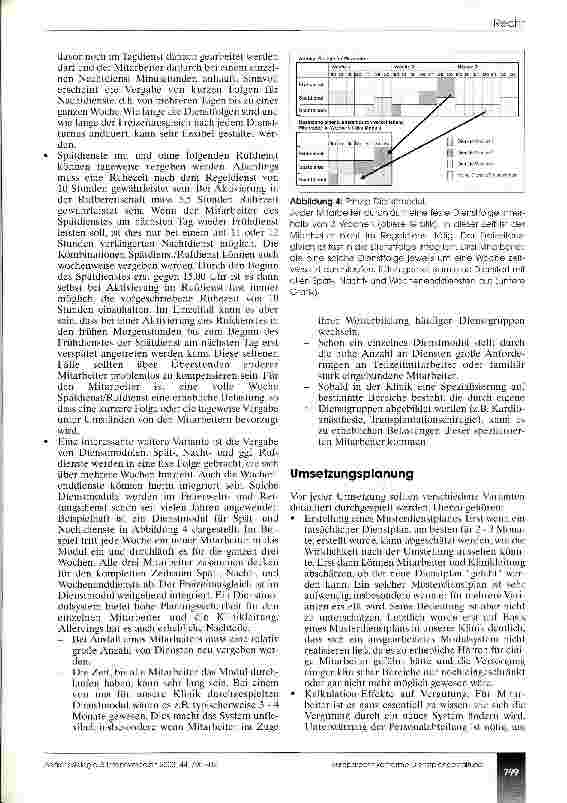 Vorschauseite 5: Eine Europarecht-konforme Gestaltung der Dienstzeiten in der Anästhesie