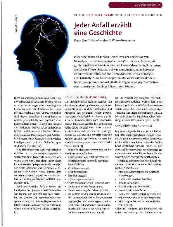 Vorschauseite 1: Jeder Anfall erzählt eine Geschichte