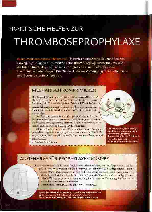 Vorschauseite 1: Thromboseprophylaxe