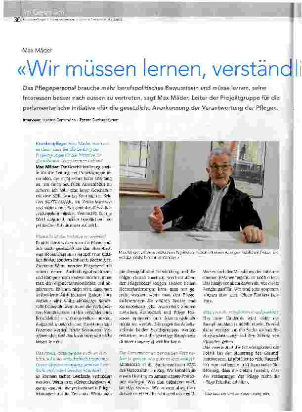 Vorschauseite 1: Wir müssen lernen, verständlich zu argumentieren