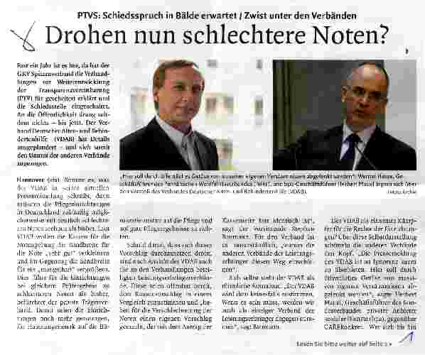 Vorschauseite 1: Drohen nun schlechtere Noten?