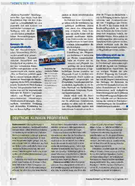 Vorschauseite 3: Patienten weltweit „auf Achse