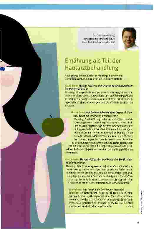 Vorschauseite 2: Ein bunter Speiseplan trotz Hauterkrankung