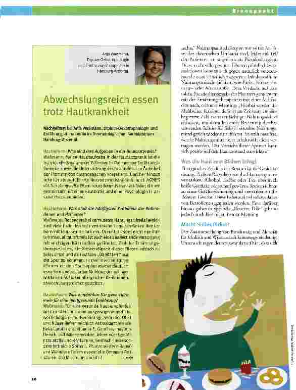 Vorschauseite 3: Ein bunter Speiseplan trotz Hauterkrankung
