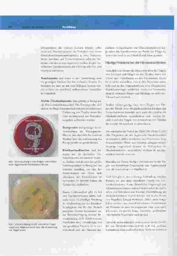 Vorschauseite 4: Fortbildung für Hygienebeauftragte in der Pflege Grundlagen der Händehygiene