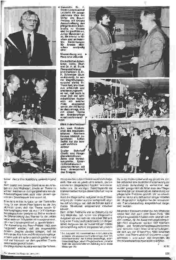 Vorschauseite 2: Braun-Preis 1982 - Thema: Die Pflege eines Unfallverletzten im Schockzustand mit einer Fraktur an einer Extremität - 1. Preis