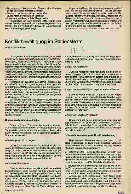 Vorschauseite 3: Kooperation und Abgrenzung zwischen Pflegedienstleitung und Unterrichtsschwester/-pfleger