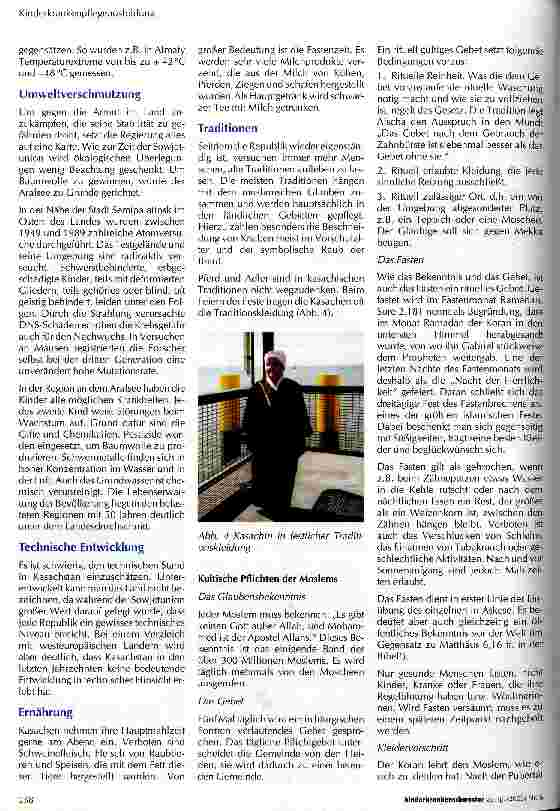 Vorschauseite 3: Transkulturelle Pflege am Beispiel eines kasachischen Kindes