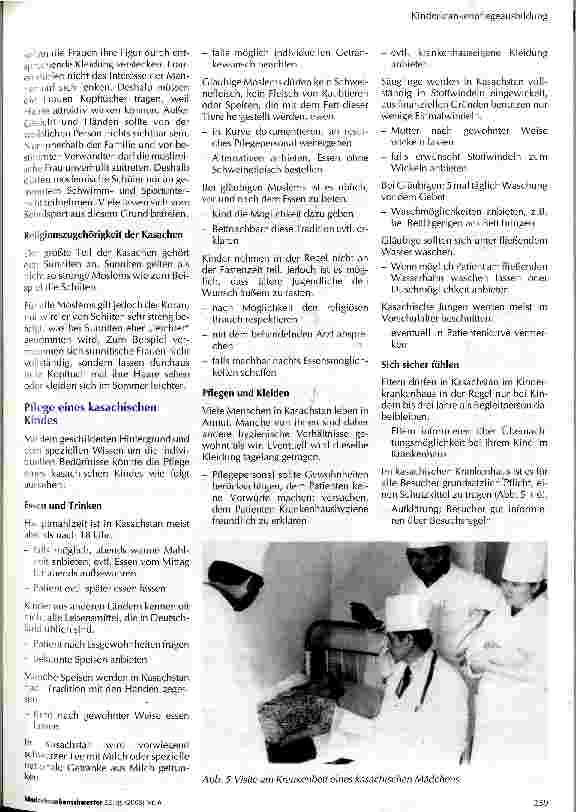 Vorschauseite 4: Transkulturelle Pflege am Beispiel eines kasachischen Kindes