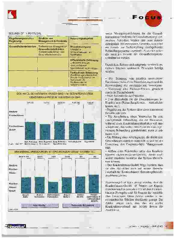 Vorschauseite 2: Die Reform der staatlichen Krankenhäuser Portugals