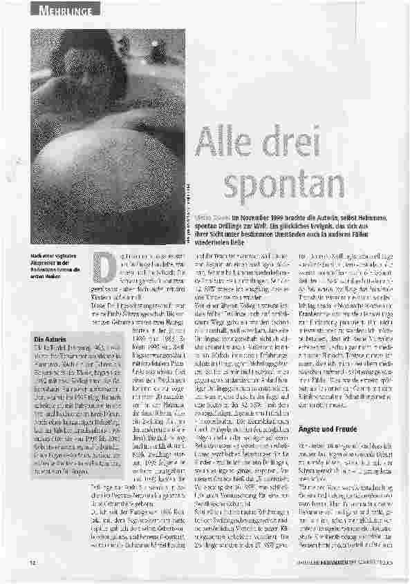 Vorschauseite 1: Alle drei spontan