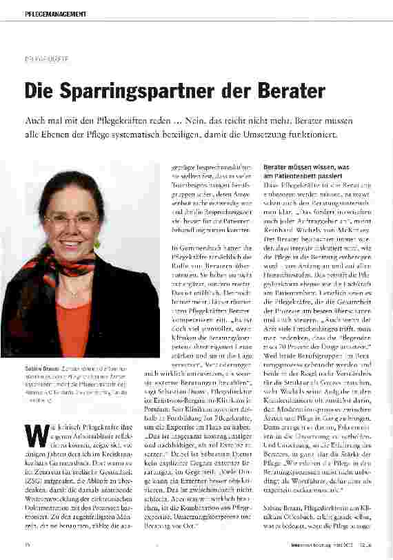 Vorschauseite 1: Die Sparringspartner der Berater