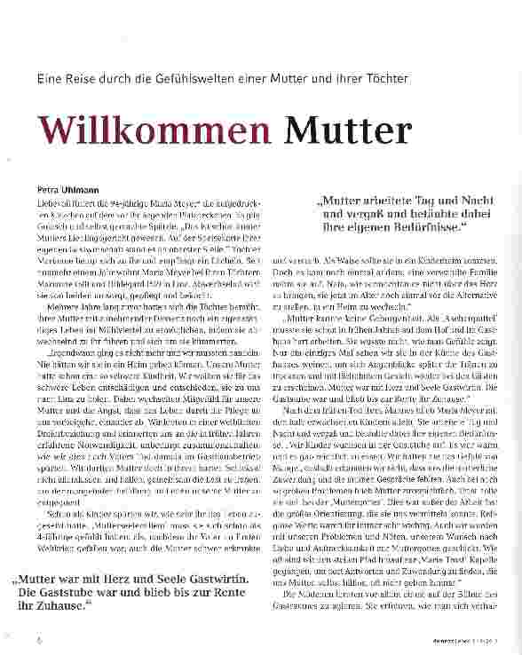 Vorschauseite 1: Willkommen Mutter