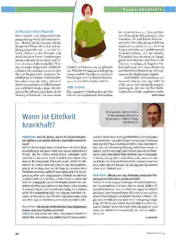 Vorschauseite 3: Wenn das Aussehen krankmacht