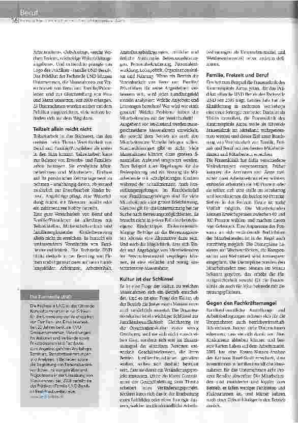 Vorschauseite 2: Familienfreundlichkeit als Trumpf in der Rekrutierung