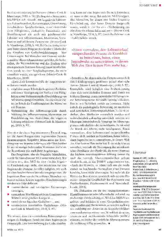 Vorschauseite 3: Die Krankheits(er)finder Sind wir jetzt alle dement und krank?