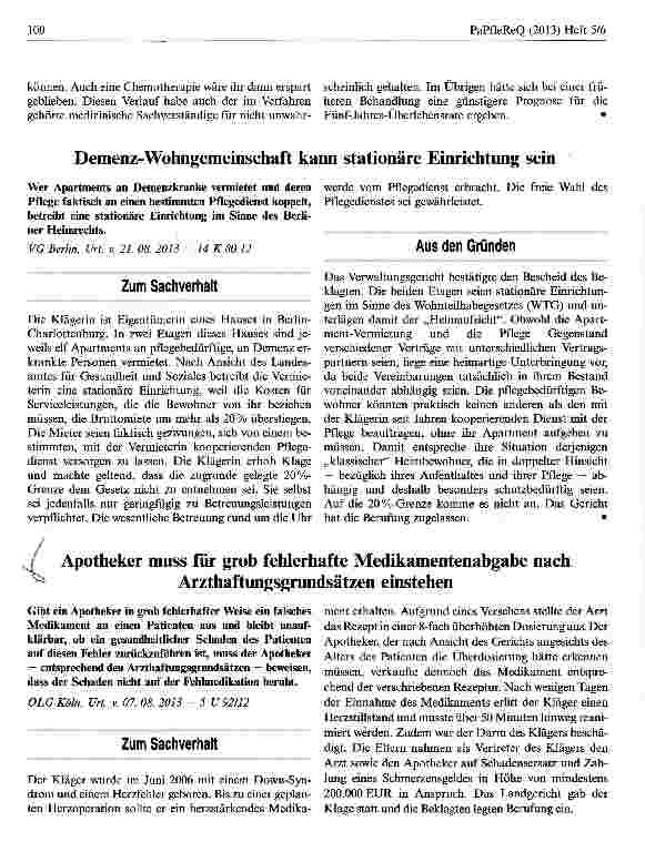 Vorschauseite 2: Schadenersatzleistung wegen zu später Brustkrebs-Erkennung