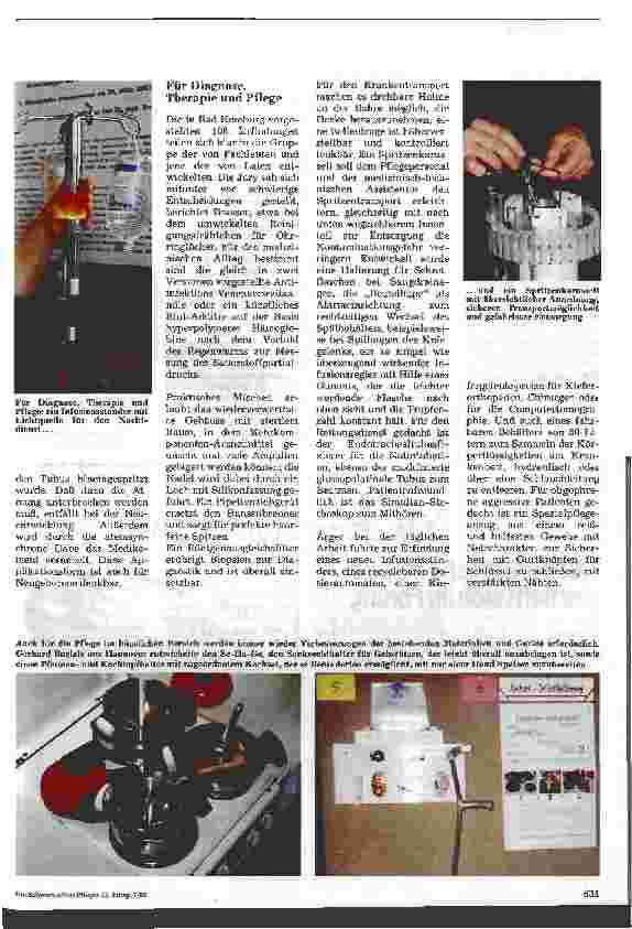 Vorschauseite 2: Die Taumelrotationskammer ersetzt den Mäusebauch Fünfte medizinische Erfindermesse in Bad Homburg