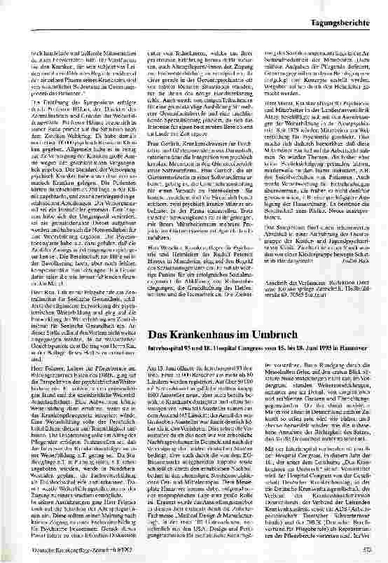 Vorschauseite 2: Perspektiven der psychiatrischen Weiterbildung - Perspektiven durch psychiatrische Weiterbildung Tagungsbericht