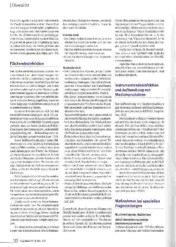 Vorschauseite 5: Hygiene in Krankentransport und Rettungsdienst - Empfehlungen unter besonderer Berücksichtigung des Personalschutzes