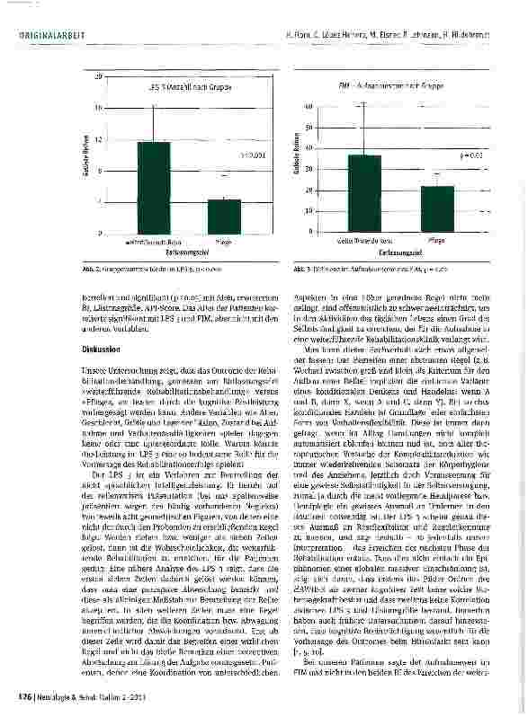 Vorschauseite 4: Outcome-Prognose für Läsionen nach malignem Mediainsult in der Phase B: »Cognition matters«