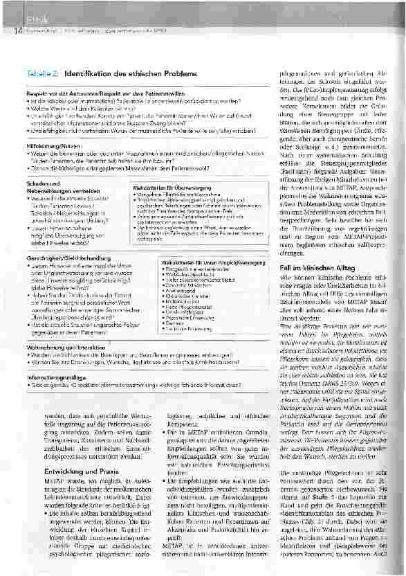 Vorschauseite 3: Massqeschneiderte klinische Alltagsethik