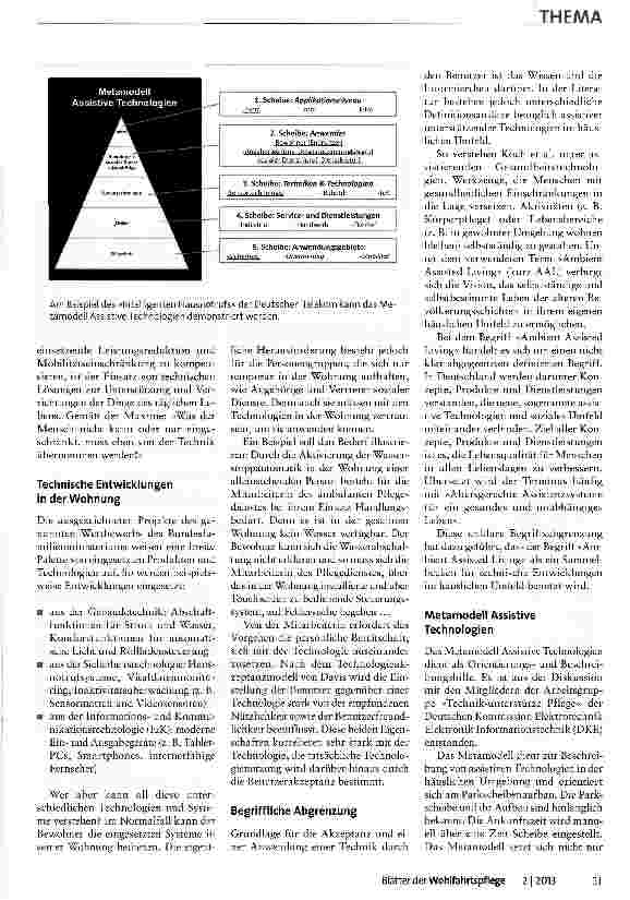Vorschauseite 2: Technikunterstütztes Wohnen