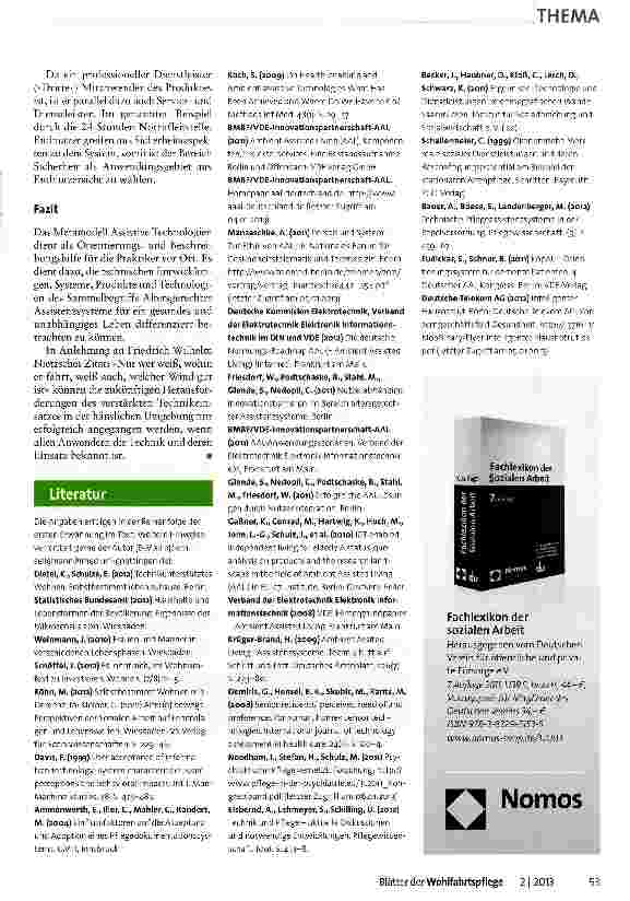 Vorschauseite 4: Technikunterstütztes Wohnen