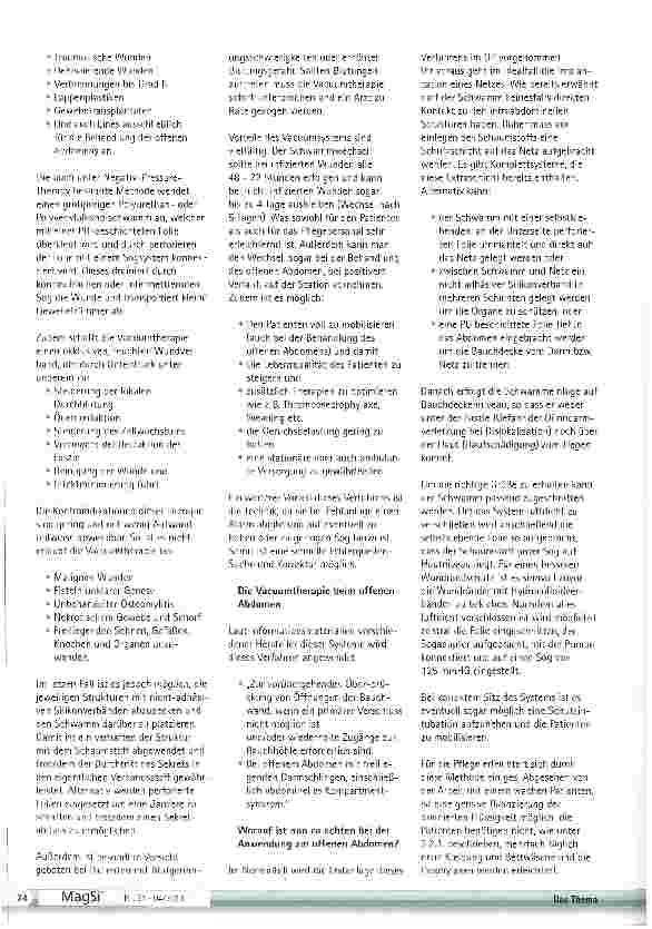 Vorschauseite 4: Die Behandlung des offenen Abdomens