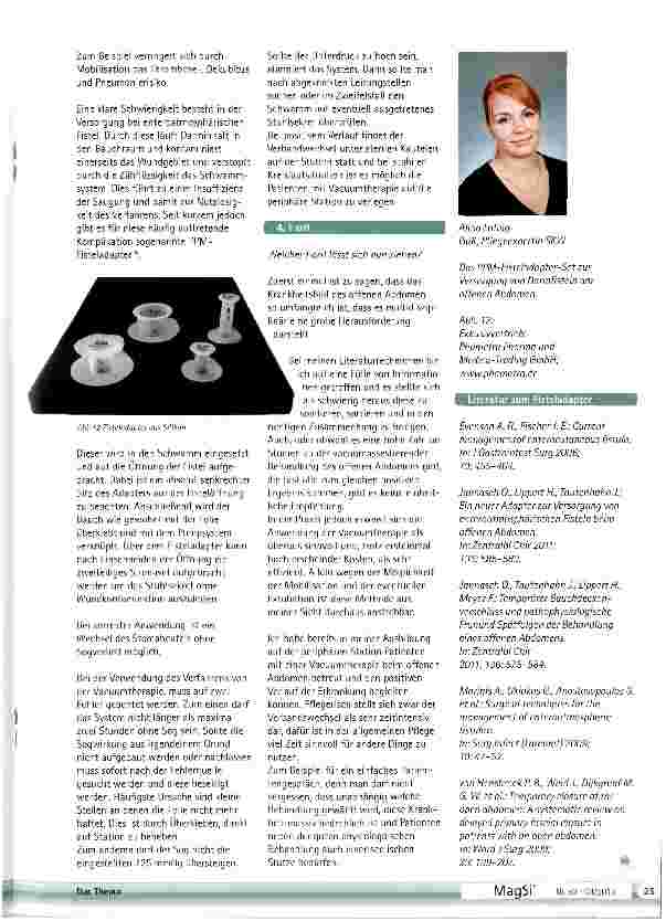 Vorschauseite 5: Die Behandlung des offenen Abdomens