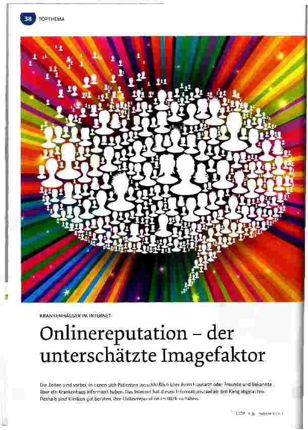 Vorschauseite 1: Onlinereputation - der unterschätzte Imagefaktor
