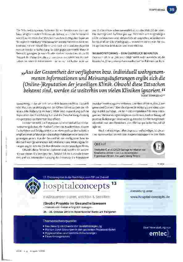 Vorschauseite 2: Onlinereputation - der unterschätzte Imagefaktor
