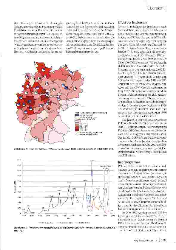 Vorschauseite 3: Poliomyelitis-eine medizinisch-geographische Betrachtung