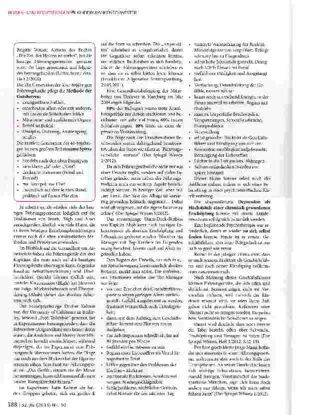 Vorschauseite 2: Psychische Gesundheit am Arbeitsplatz für Führungskräfte und Geführte