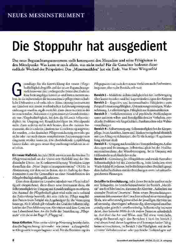 Vorschauseite 1: Die Stoppuhr hat ausgedient