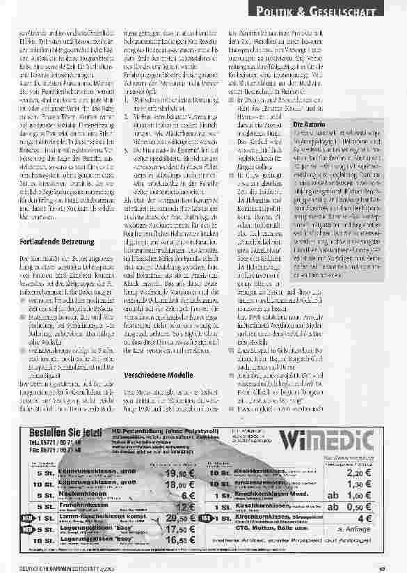 Vorschauseite 2: 20 Jahre Familienhebammen