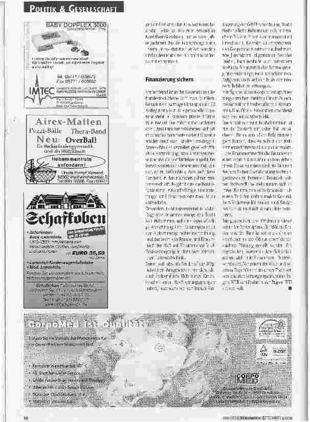 Vorschauseite 5: 20 Jahre Familienhebammen