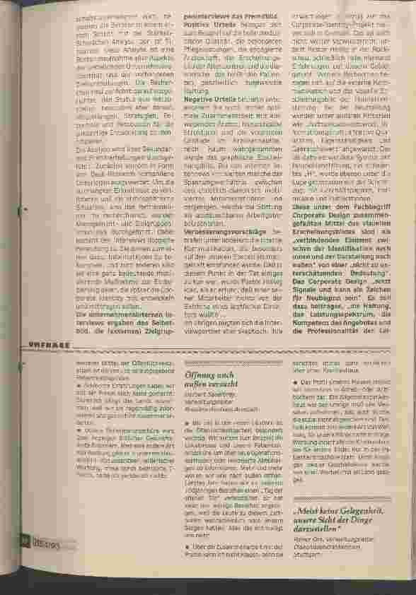 Vorschauseite 3: Corporate Identity oder: Wir, das Krankenhaus Unternehmensphilosophie der Henriettenstiftung Hannover