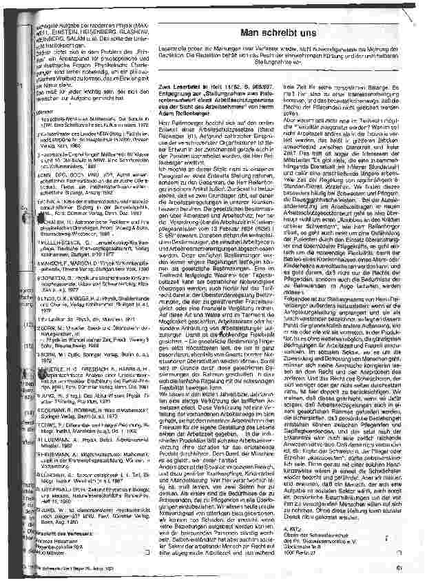 Vorschauseite 4: Physik für die Krankenpflegeausbildung?